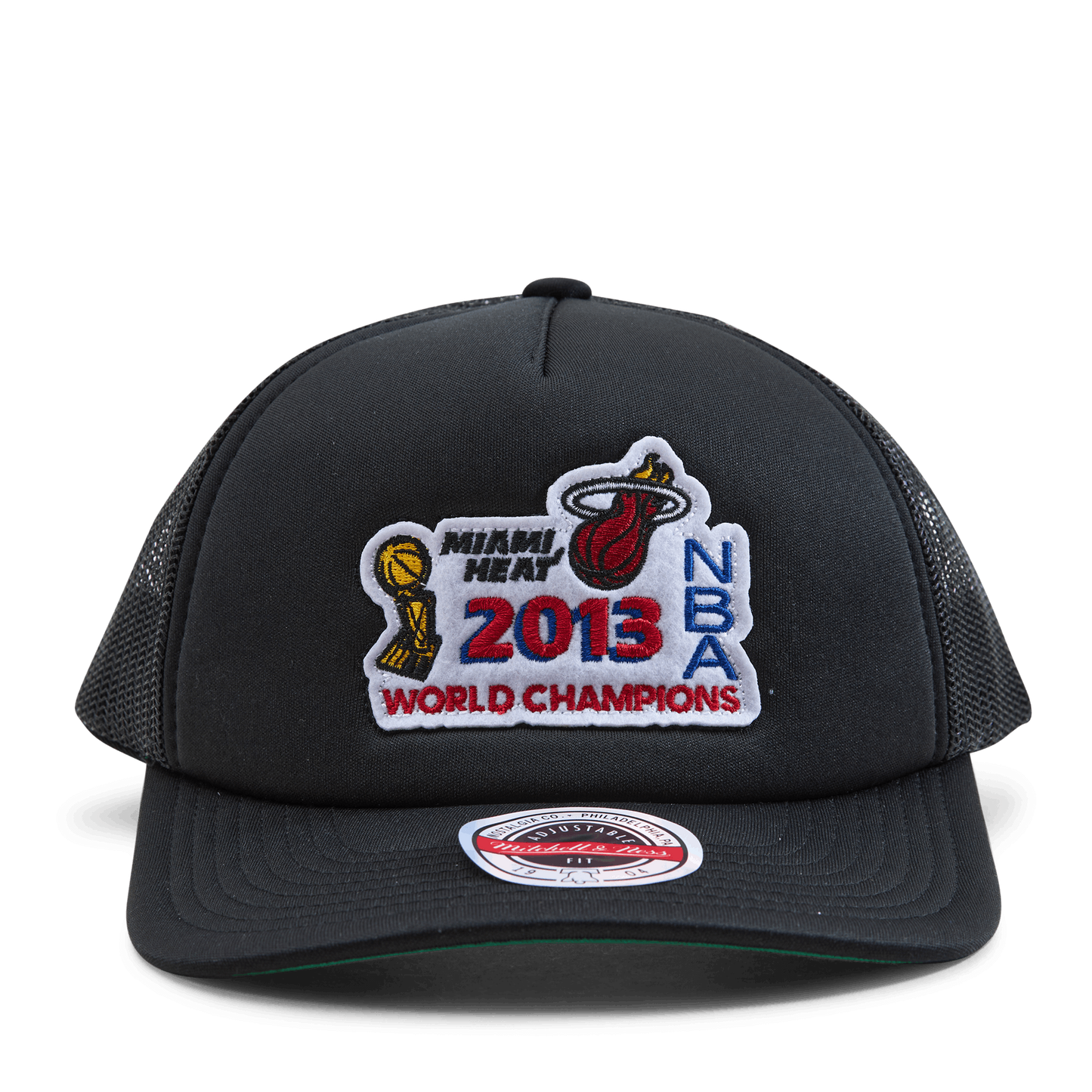 Men's Mitchell & Ness NBA Championship Trucker Heat - Black
