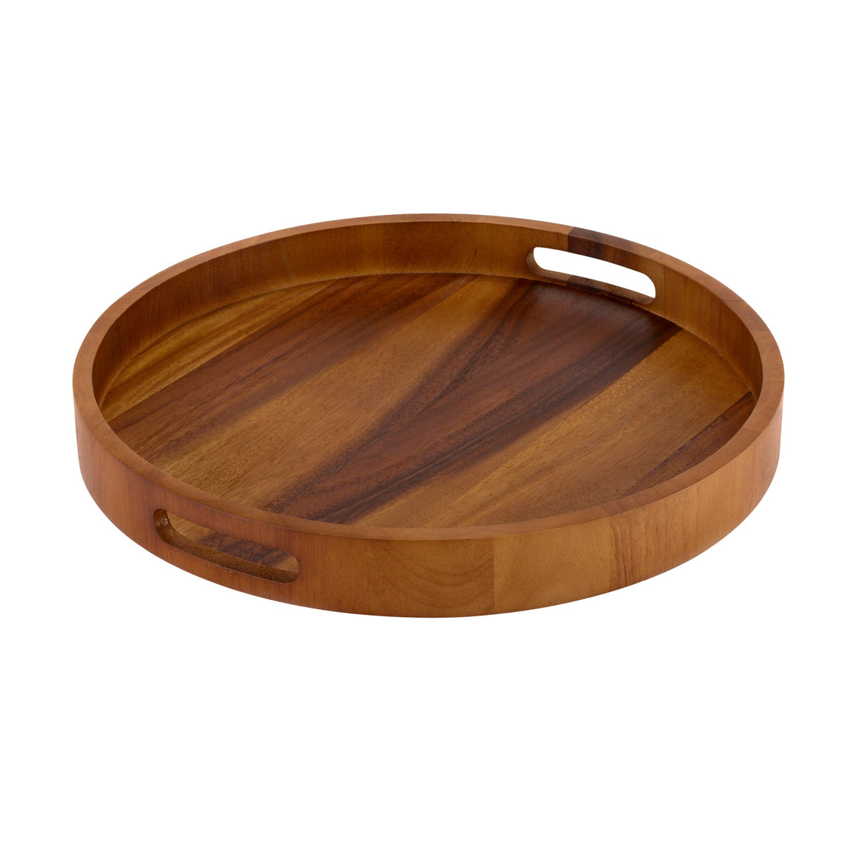 Kalmar Home Round Serving Trays - Solid Bottom