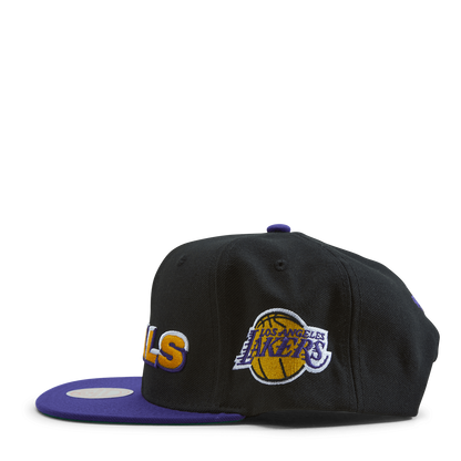 Mitchell & Ness Men's NBA The Finals Snapback Lakers Snapback Caps