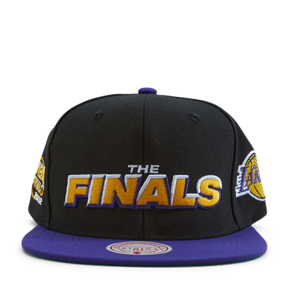 Mitchell & Ness Men's NBA The Finals Snapback Lakers Snapback Caps