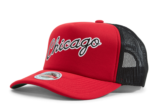 Men's Mitchell & Ness NBA Jersey Hook Trucker Hwc Bulls - Red