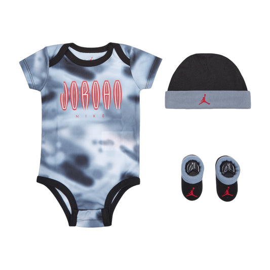 Air Jordan Baby Bodysuit, Hat And Booties 3-Pc Box Set Hats