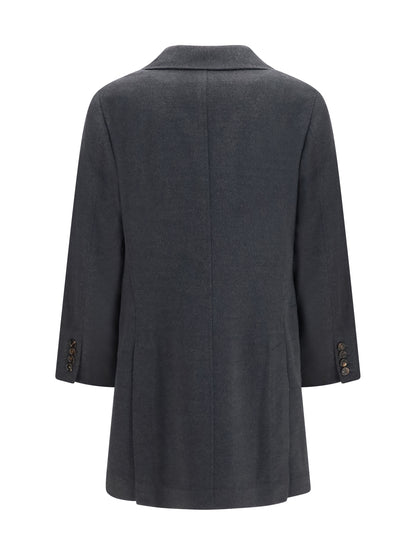 Cashmere Coat Charcoal