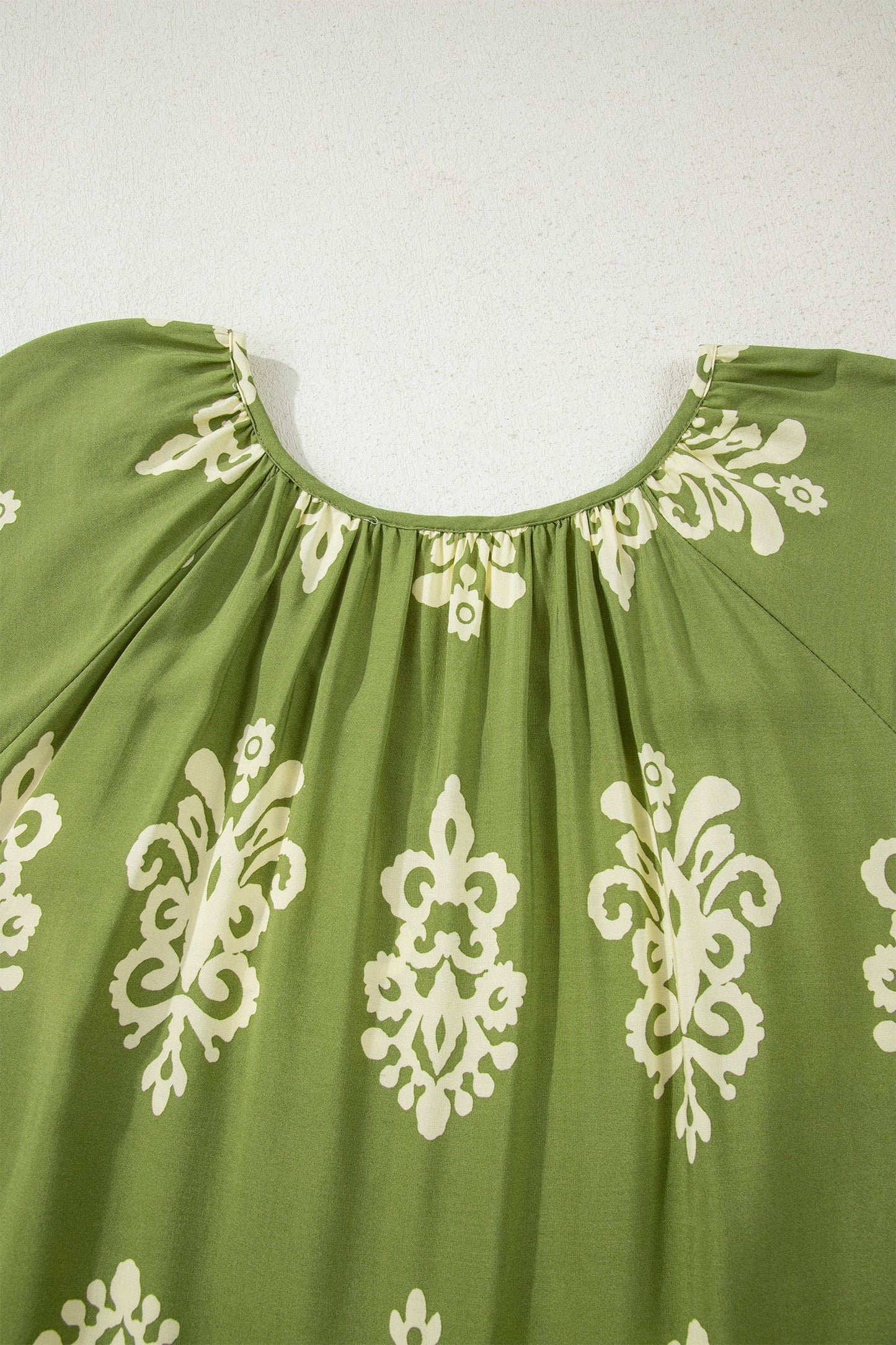 Threaded Pear Gabriella Floral Short Sleeve PLUS Top
