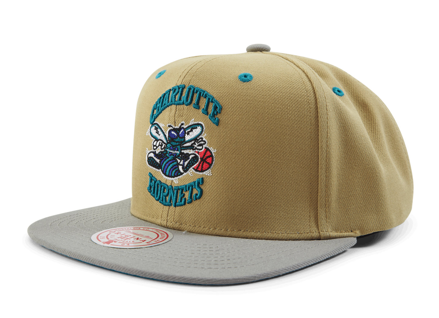 Men's Mitchell & Ness NBA Classic Canvas Snapback Hwc Hornets - Tan