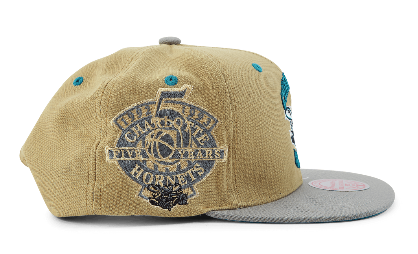 Men's Mitchell & Ness NBA Classic Canvas Snapback Hwc Hornets - Tan