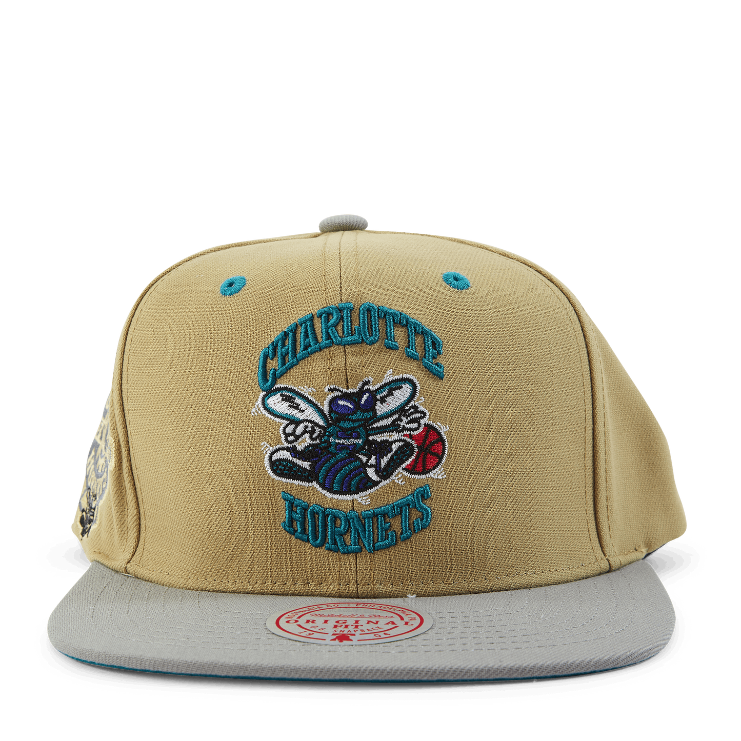 Men's Mitchell & Ness NBA Classic Canvas Snapback Hwc Hornets - Tan