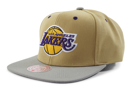 Mitchell & Ness Men's NBA Classic Canvas Snapback Lakers Snapback Caps