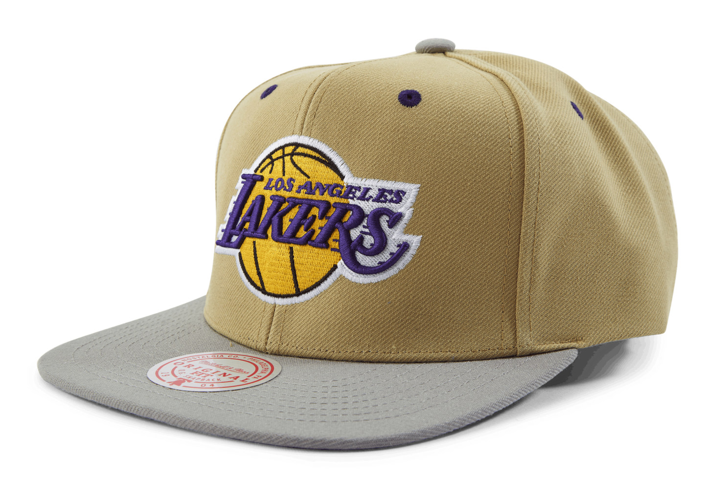 Men's Mitchell & Ness NBA Classic Canvas Snapback Lakers