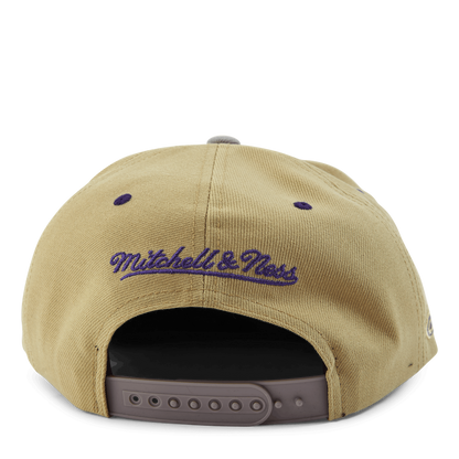 Mitchell & Ness Men's NBA Classic Canvas Snapback Lakers Snapback Caps