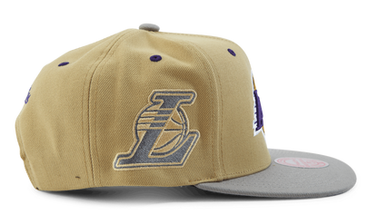 Mitchell & Ness Men's NBA Classic Canvas Snapback Lakers Snapback Caps