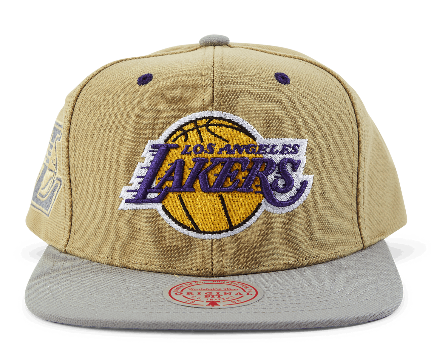 Men's Mitchell & Ness NBA Classic Canvas Snapback Lakers