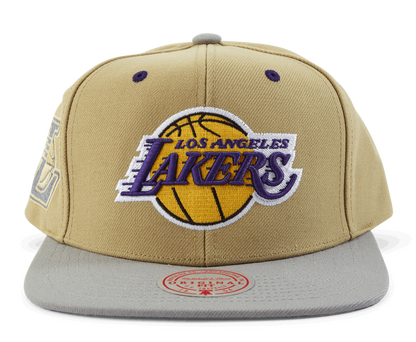 Mitchell & Ness Men's NBA Classic Canvas Snapback Lakers Snapback Caps