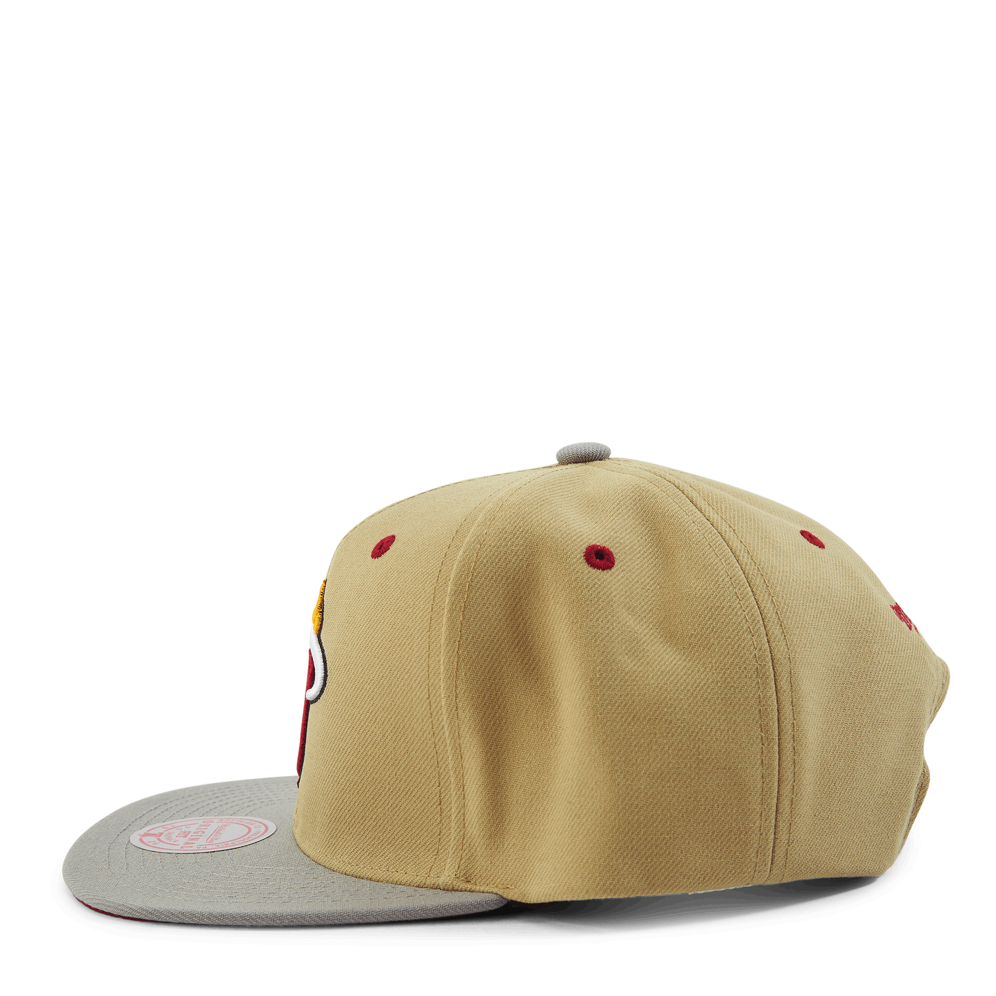 Men's Mitchell & Ness NBA Classic Canvas Snapback Heat - Tan