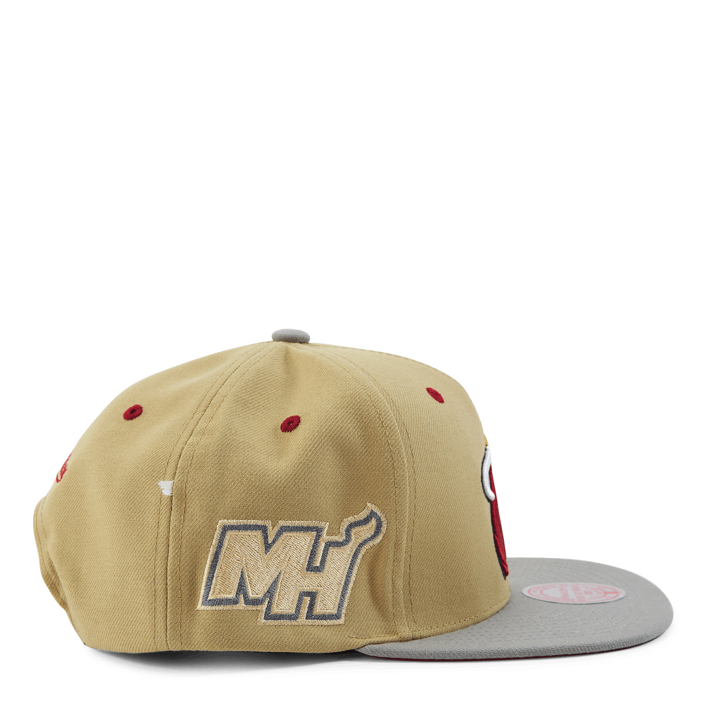Men's Mitchell & Ness NBA Classic Canvas Snapback Heat - Tan