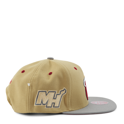 Mitchell & Ness Men's NBA Classic Canvas Snapback Heat Snapback Caps