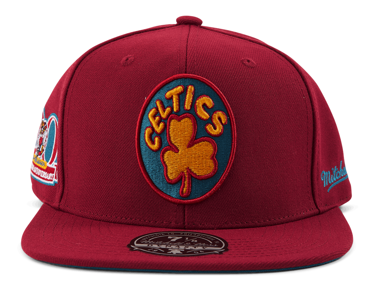 Men's Mitchell & Ness NBA Northern Lights Fitted Hwc Celtics