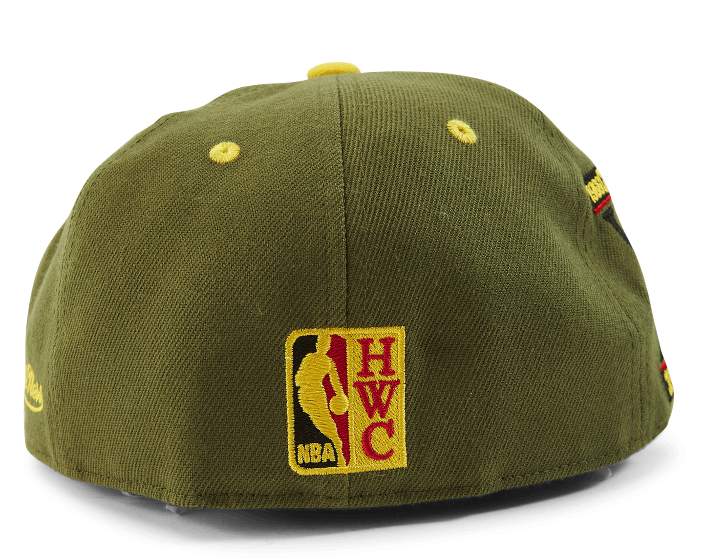 Mitchell & Ness Men's NBA Dusty Olive Fitted Hwc Bulls Fitted Caps