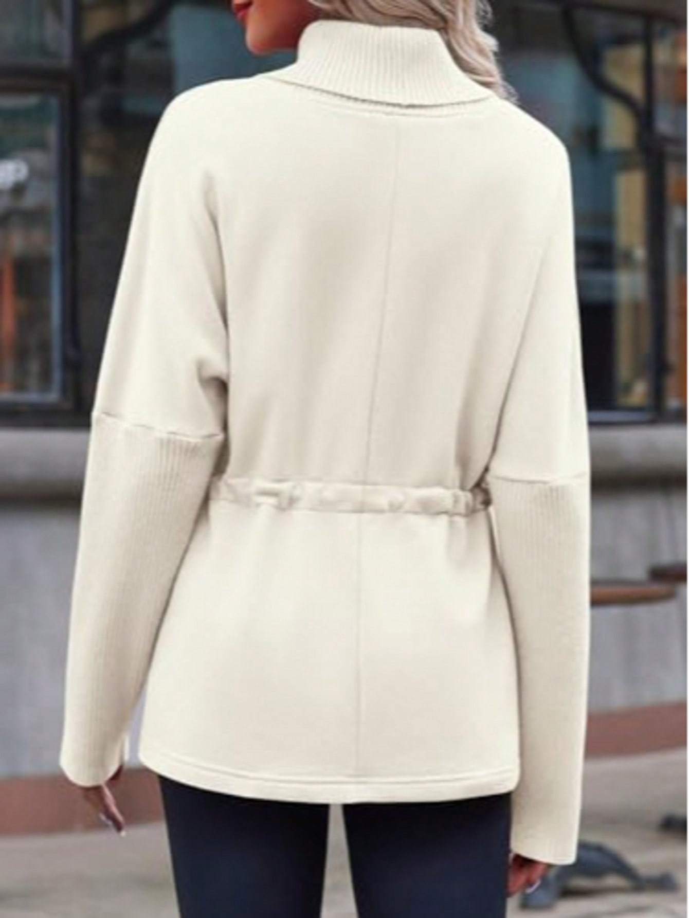 Women’s Turtleneck Fleece Sweatshirt