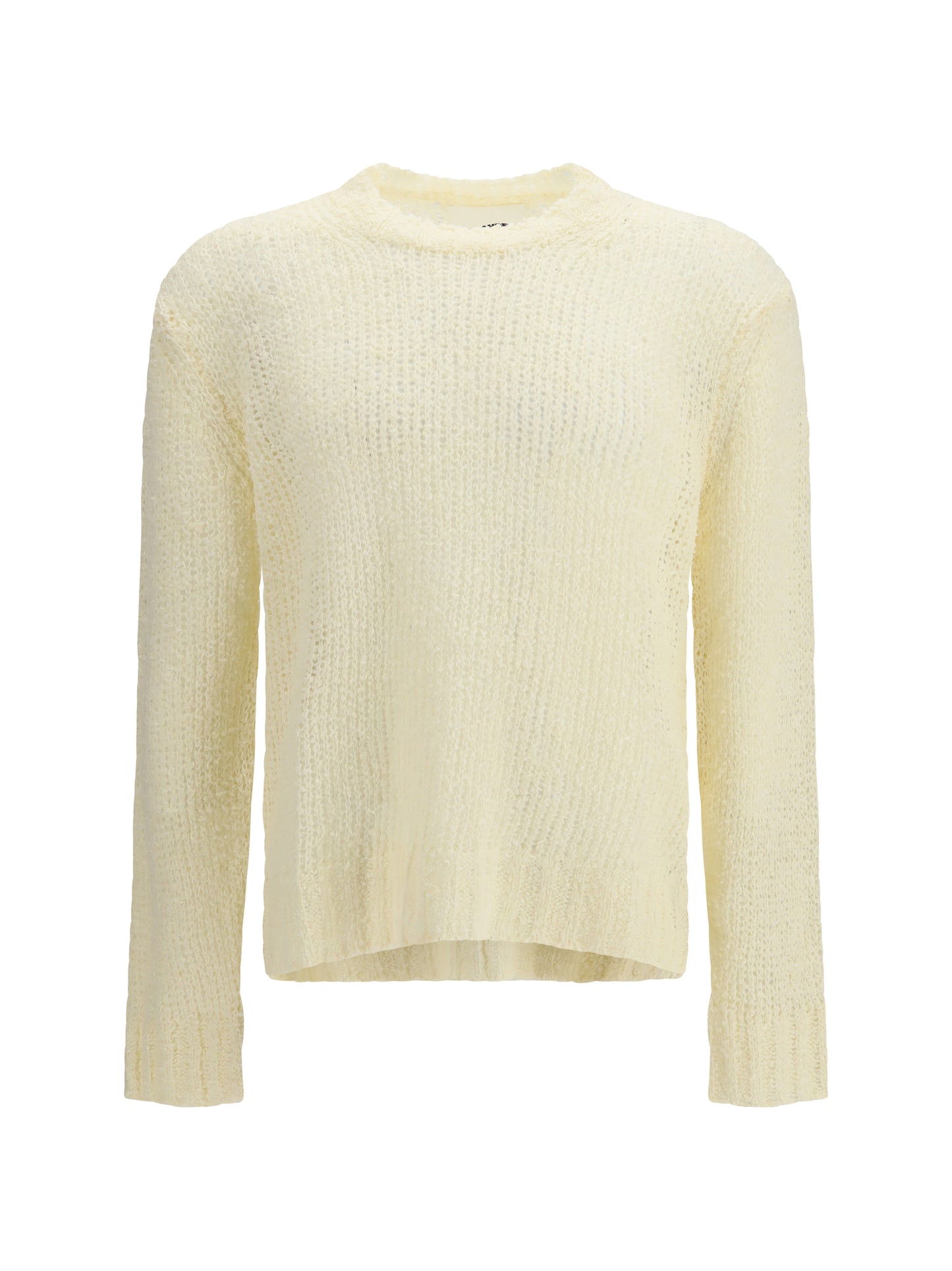 Openwork Sweater Eggshell Linen