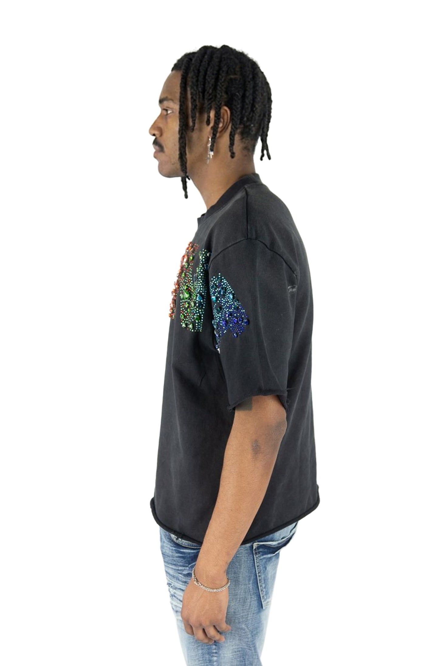 Rebel Denim Saint Tee - Black