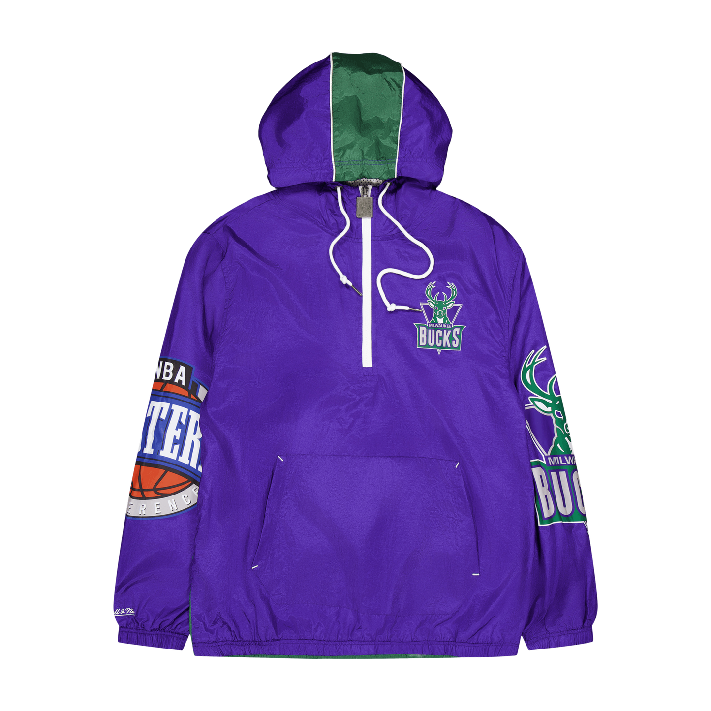 Men's Mitchell & Ness Team Og 2.0 Anorak Windbreaker Bucks