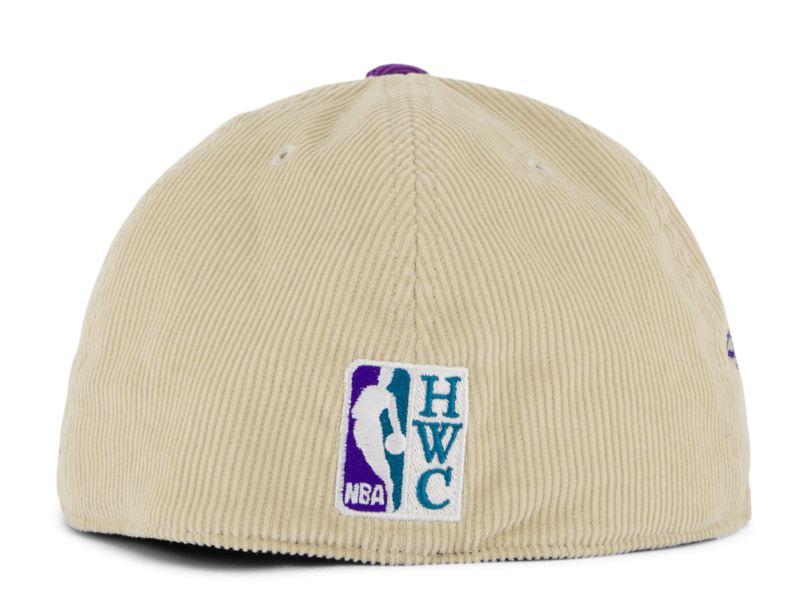 Mitchell & Ness Men's NBA 2 Tone Team Cord Fitted Hwc Hornets Fitted Caps