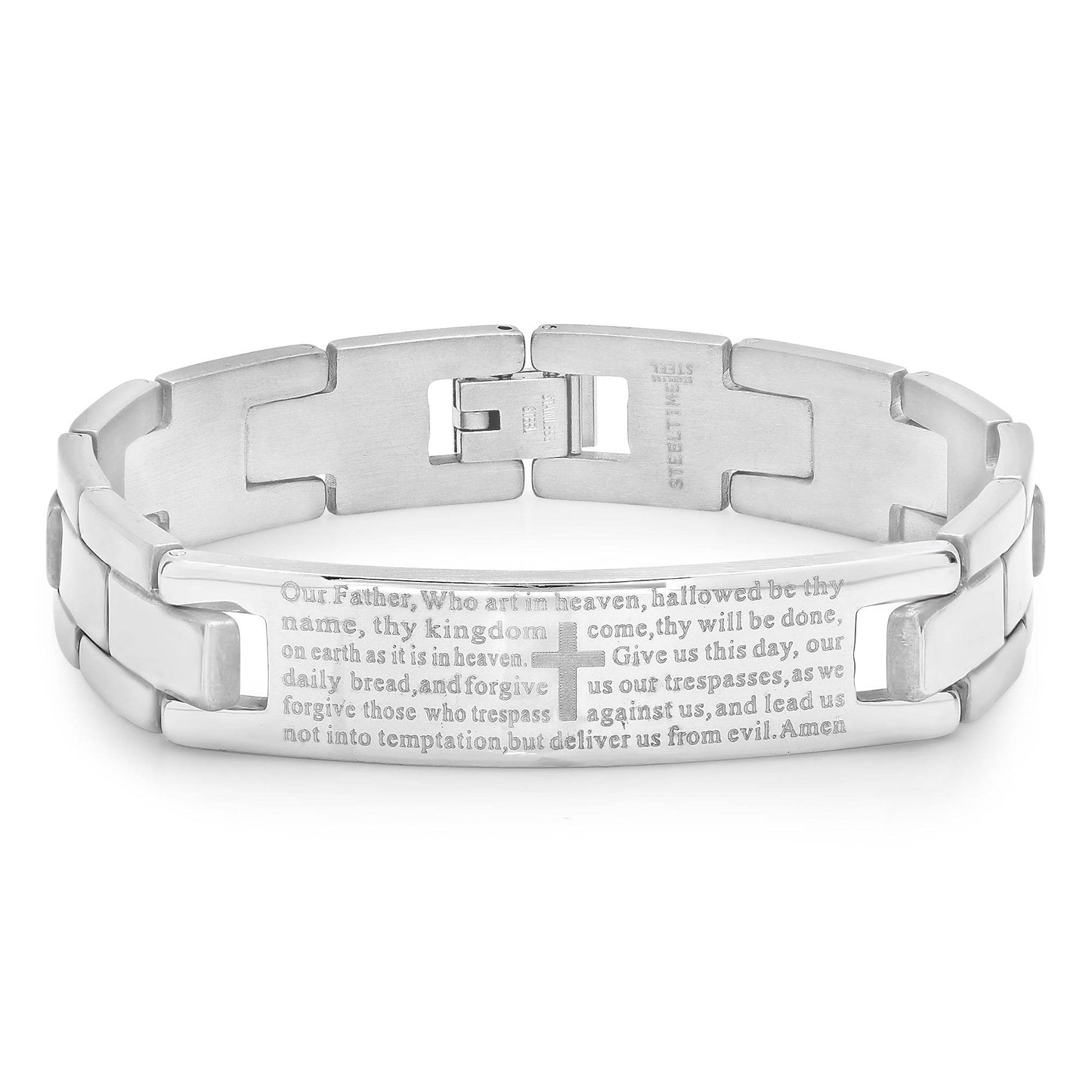 Our Father Prayer Link Bracelet