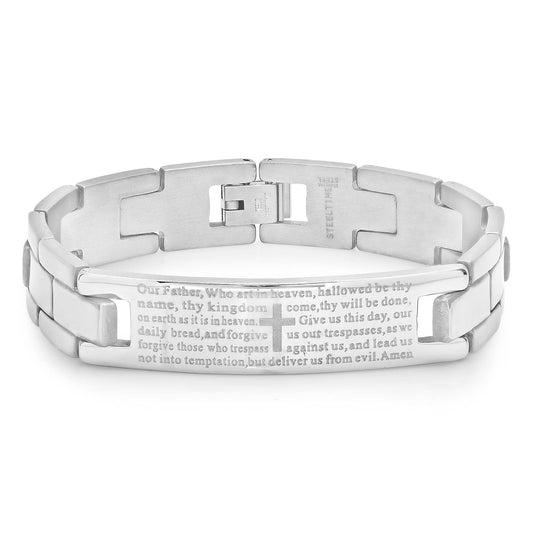 Our Father Prayer Link Bracelet