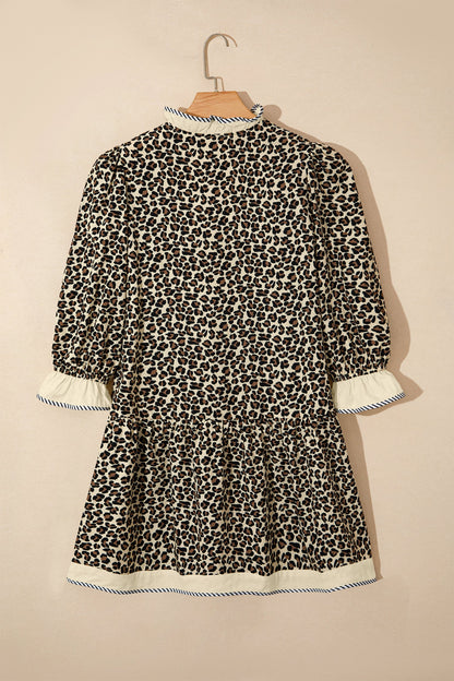 Threaded Pear Bridget Bracelet Sleeve Mini Dress