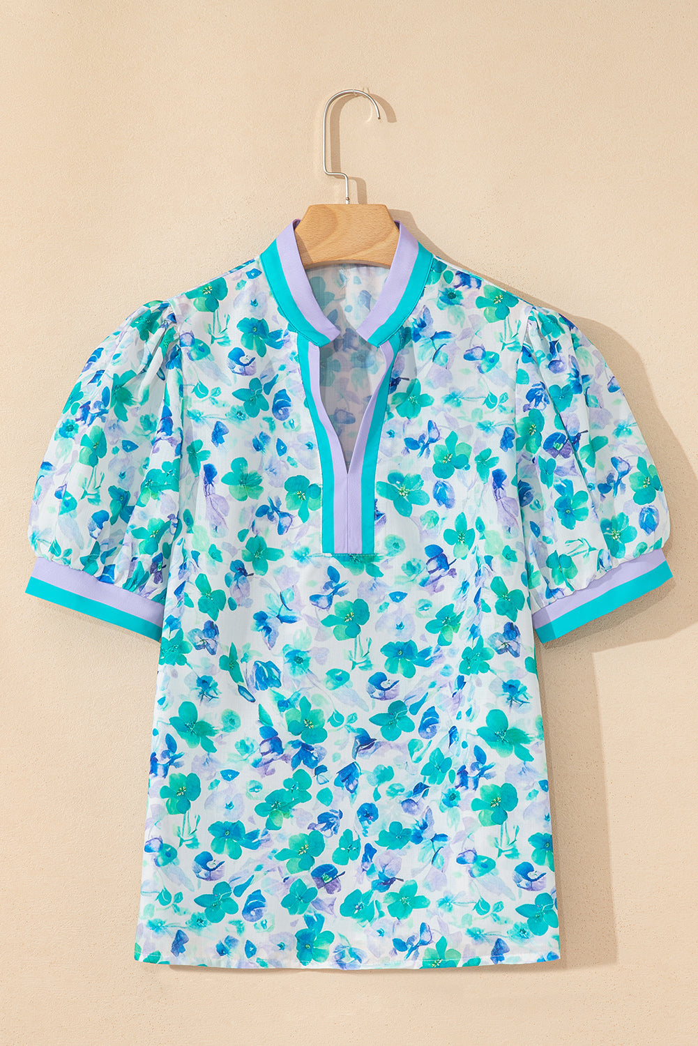 Threaded Pear Marci Short Sleeve Blouse