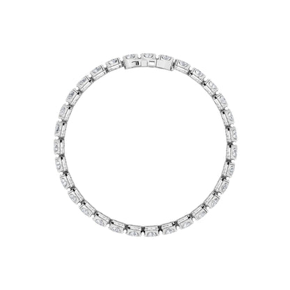 Oval Shaped Lab Grown Diamond (F/VS) Bracelet in 14K Gold