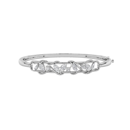 2Cttw Pear Shaped Lab Grown Diamond (F/VS) Bracelet in 14K Gold