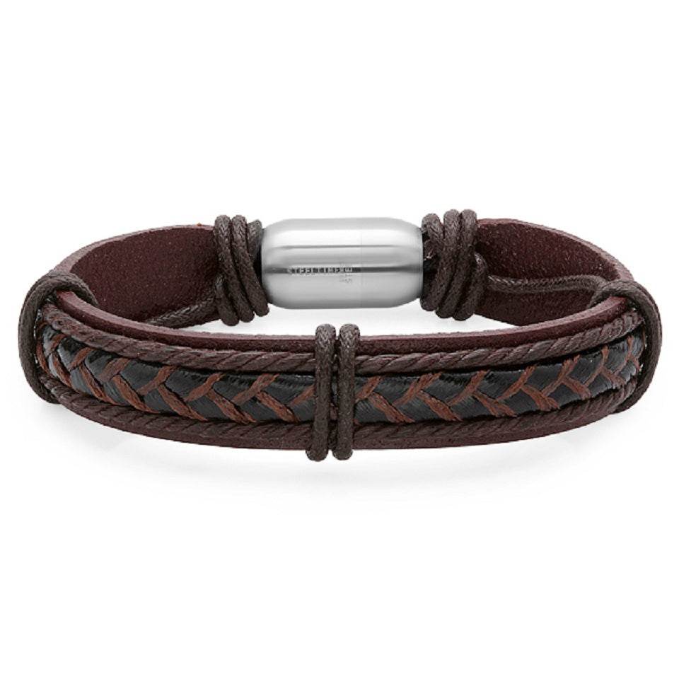 Leather & Cord Tex Bracelet