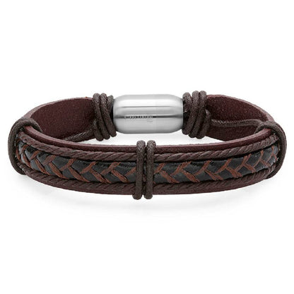 Leather & Cord Tex Bracelet