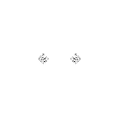 0.25Cttw Round Shaped Lab Grown Diamond (F/VS) Stud Earrings in 14K Gold