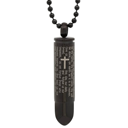 Lord's Prayer Bullet Pendant