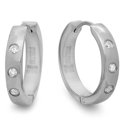 CZ Hoop Earrings