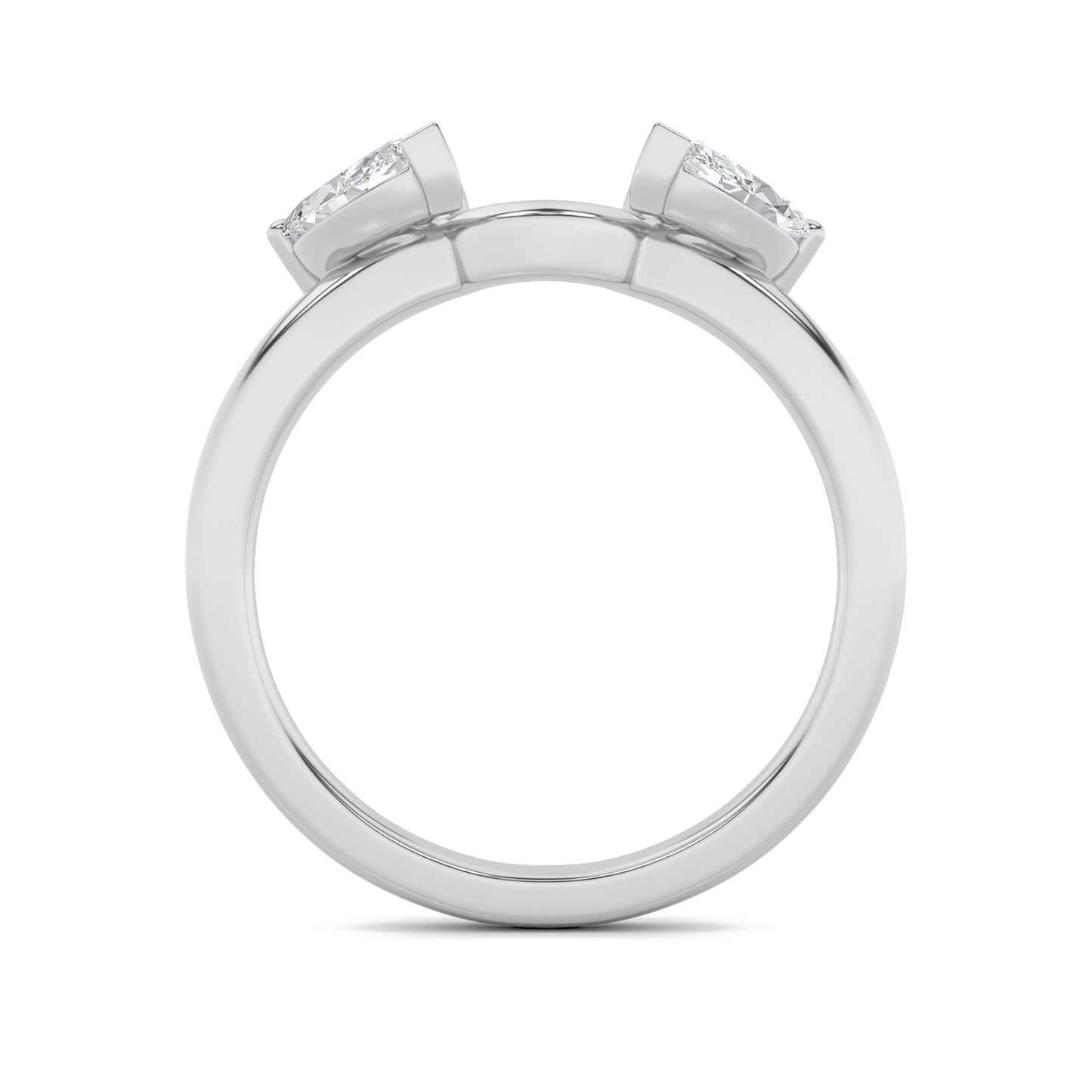 1Cttw Marquise Shaped Lab Grown Diamond (F/VS) Wrap Ring in 14K Gold