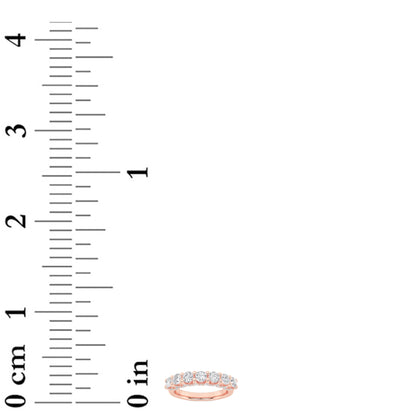 1Cttw Round Shaped Lab Grown Diamond (F/VS) Accented Double Halo Set of Band and  Ring in 14K Gold