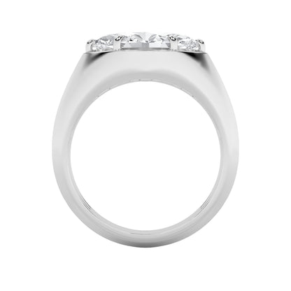 2Cttw Marquise Shaped Lab Grown Diamond (F/VS) East West Solitaire Ring in 14K Gold