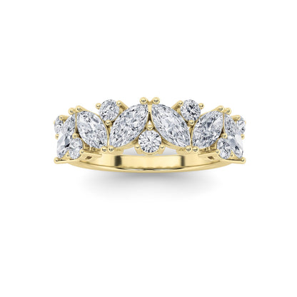 1.5Cttw Marquise Shaped Lab Grown Diamond (G/VS) Ring in 14K Gold