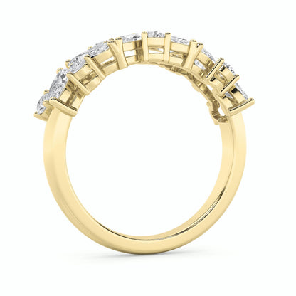 1.5Cttw Marquise Shaped Lab Grown Diamond (G/VS) Engagement Ring in 14K Gold