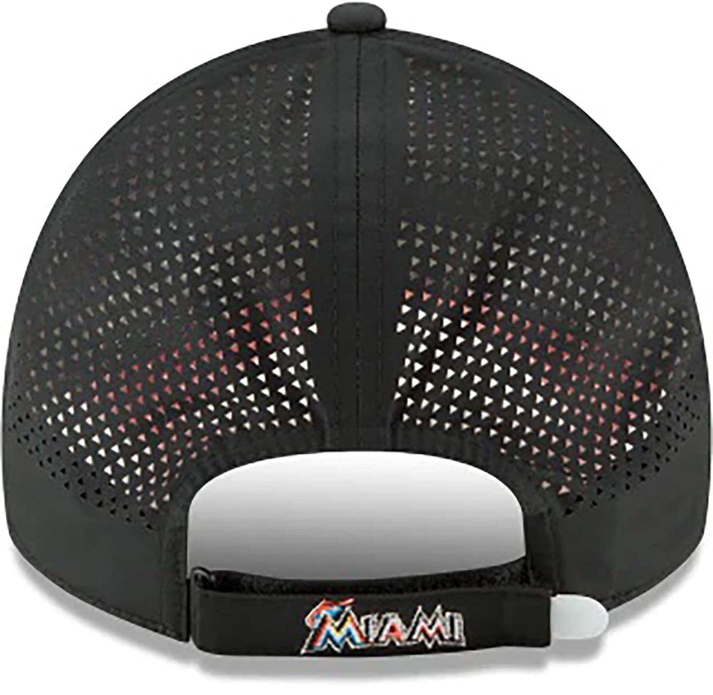 Men's New Era MLB Miami Marlins 920 Perf Piv Hook & Loop - Black