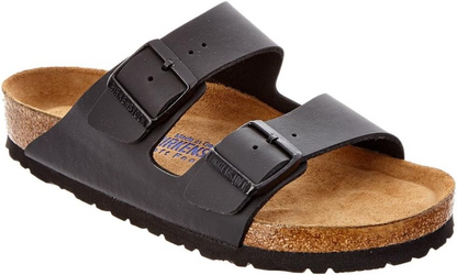 Birkenstock Arizona Black Birko-Flor Soft Footbed Sandals