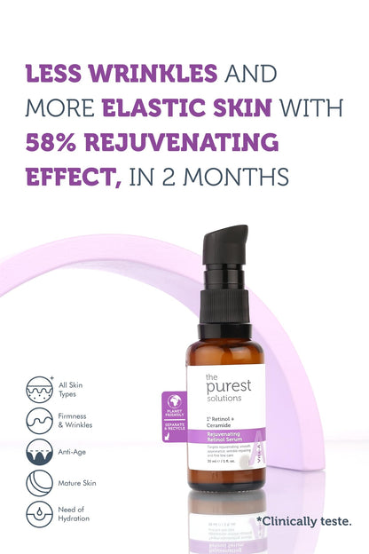 The Purest Solutions Anti-Aging and Eye Care Serum Set - Hydrating, Firming, Brightening Skincare for Mature Skin