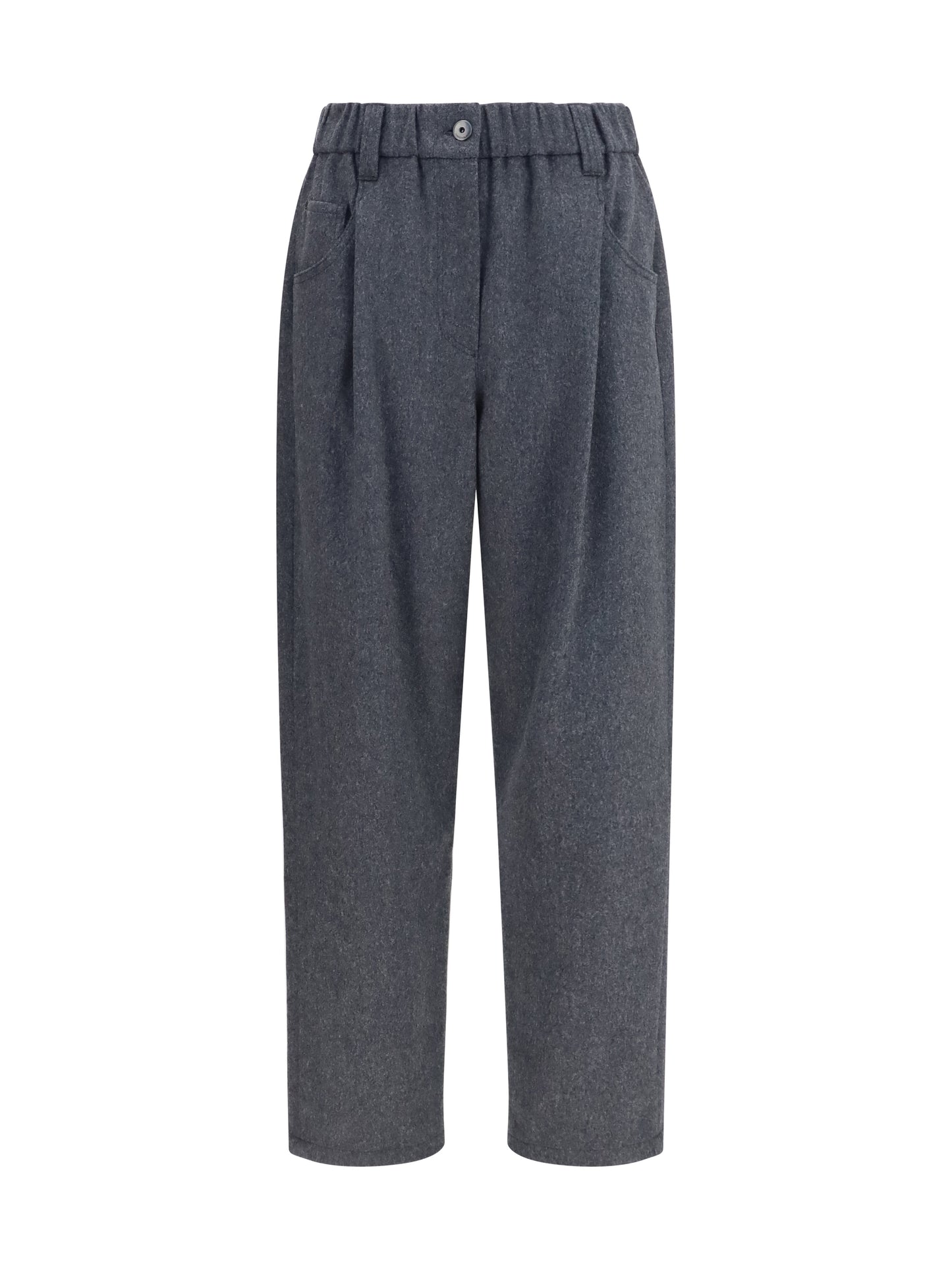 Pants Stretch Wool Anthracite
