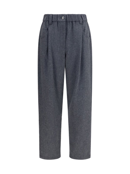 Pants Stretch Wool Anthracite