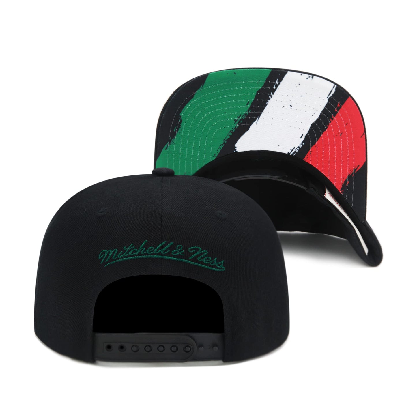 Men's Mitchell & Ness Branded Cropped Eagle Snapback - Mexican Flag