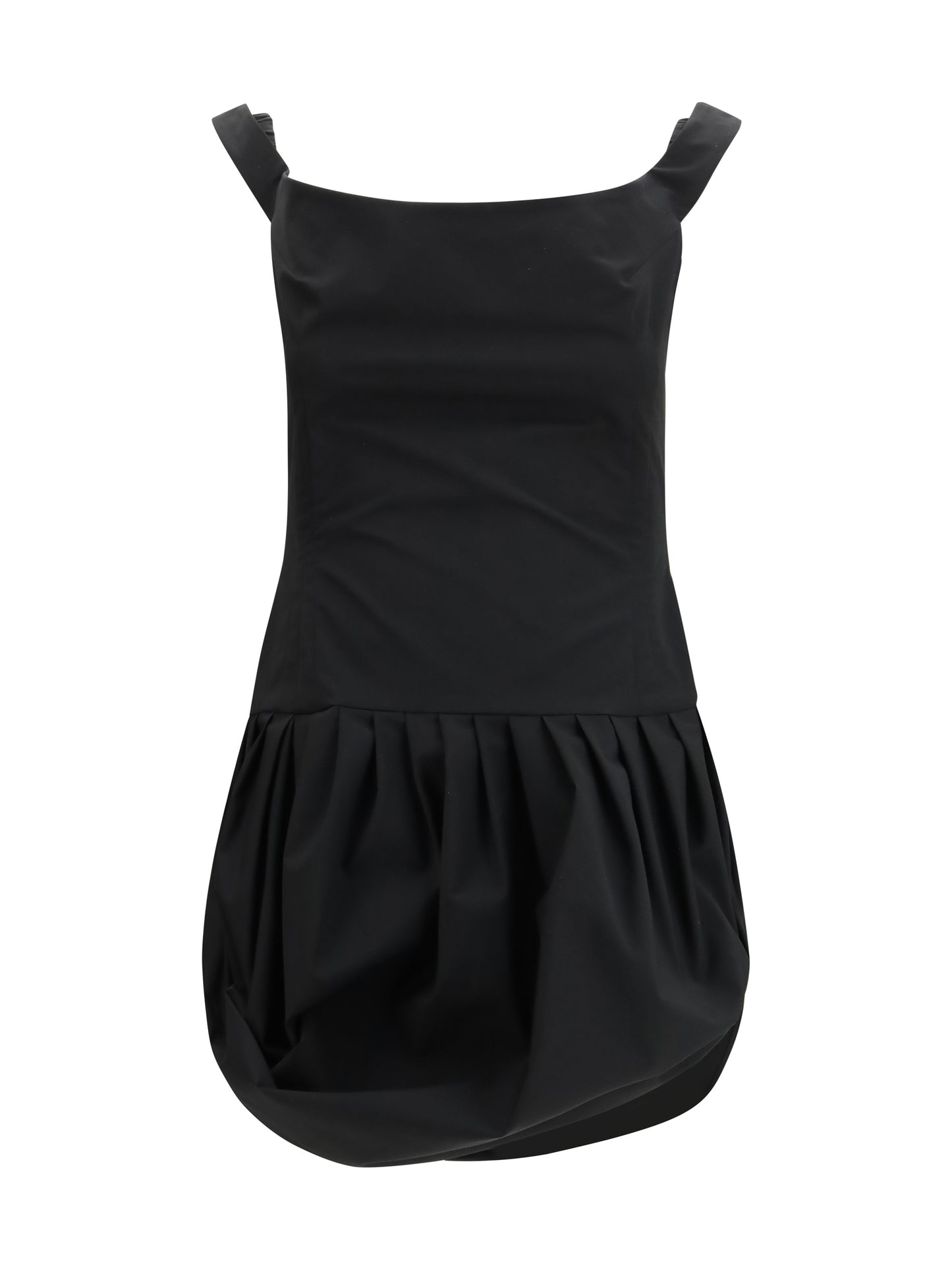 Dress Off-Shoulder Puff Skirt Black